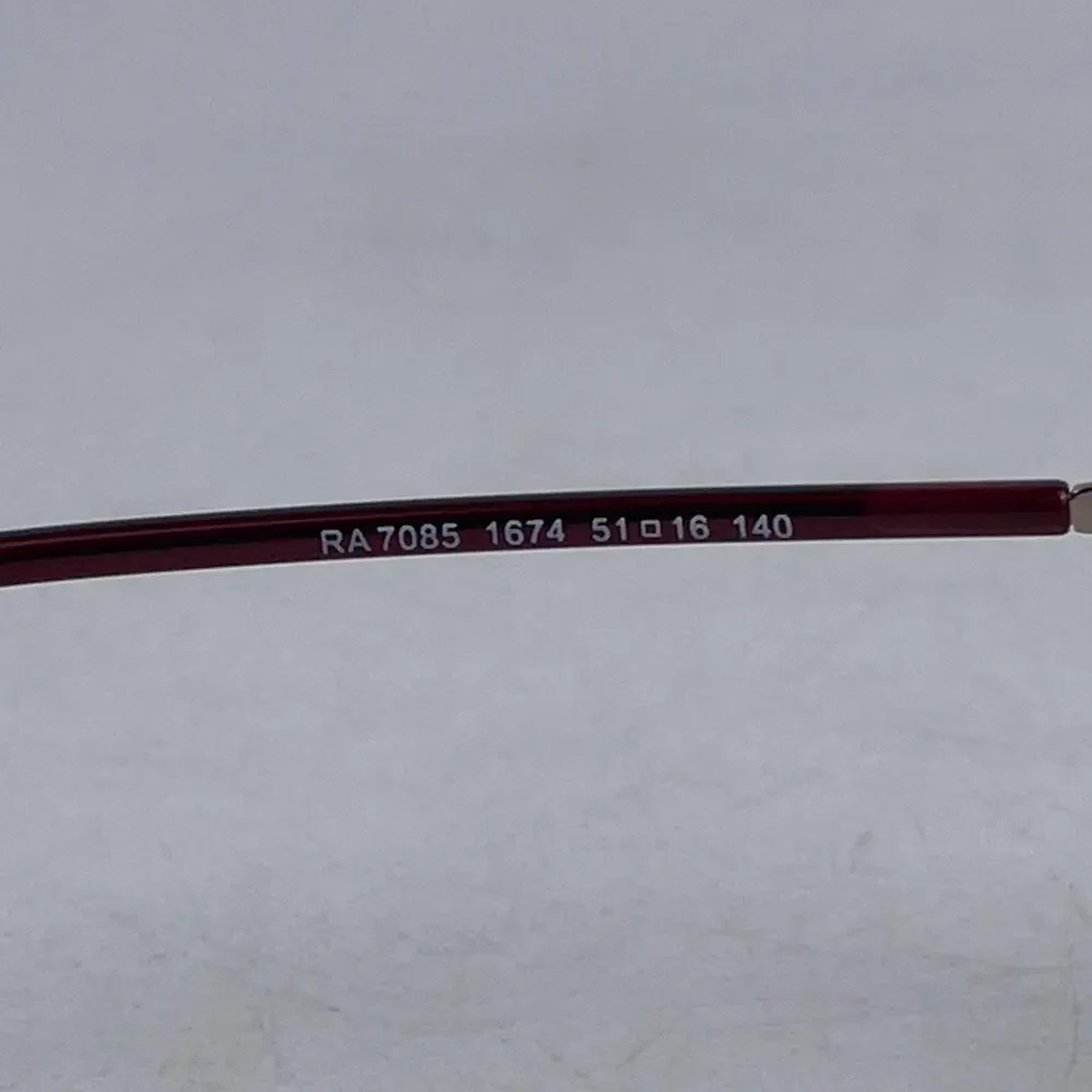 Ralph Lauren RA 7085 1674 Womens Eyeglasses‎ Frame Burgundy Full Rim 51-16-140mm